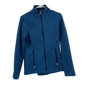 Spyder blue endure Stryke sweater knit jacket